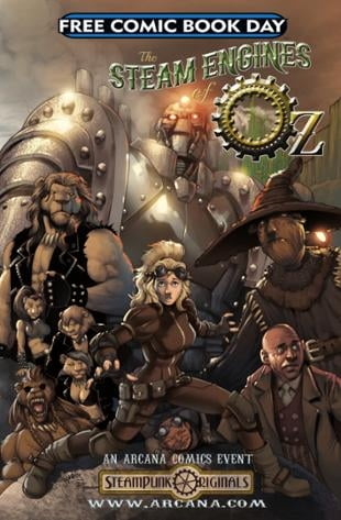 Arcana Comics | The Steam Engines of Oz | Spinwhiz Comics