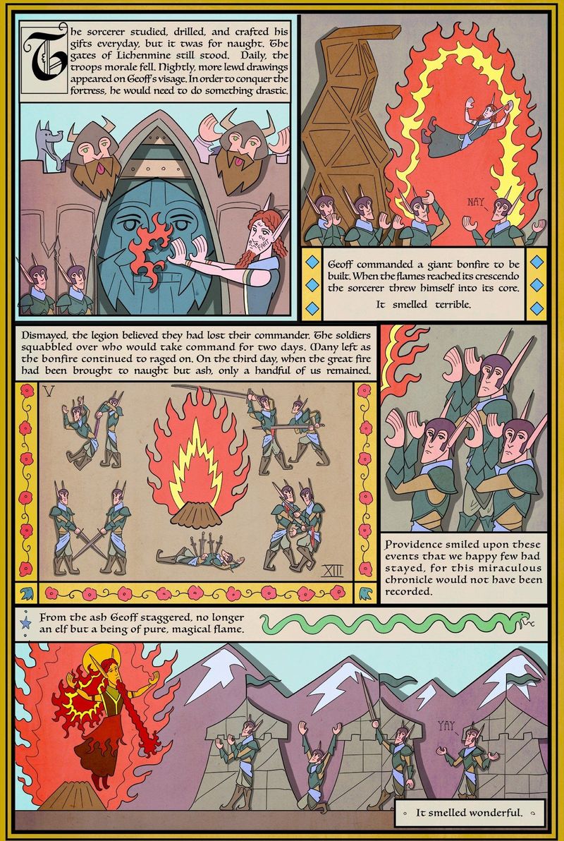 Battlements | The Saga of Face Melt Mountain &#8211; Part 2 | Spinwhiz Comics