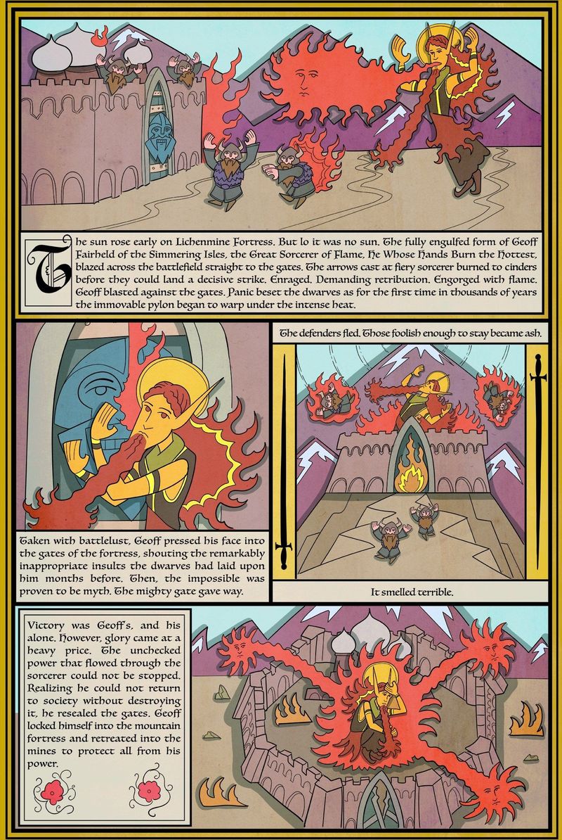 Battlements | The Saga of Face Melt Mountain &#8211; Part 3 | Spinwhiz Comics