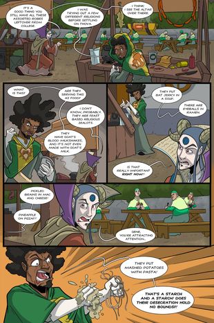 Battlements | Food Court Drama #117 | Spinwhiz Comics