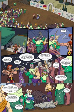 Battlements | The Noble and Ancient Rite of Misthaufen #145 | Spinwhiz Comics