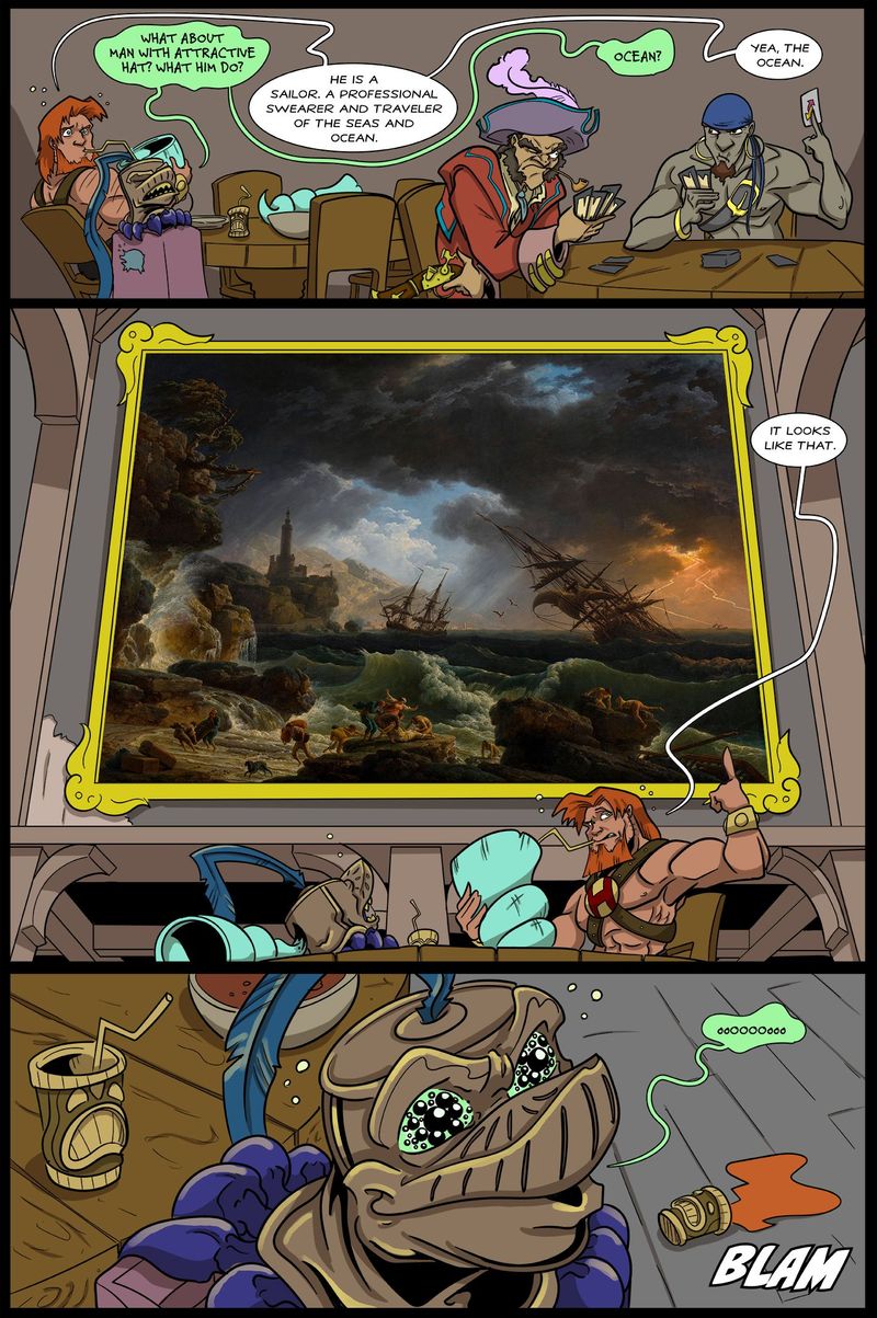 Battlements | Claude-Joseph Vernet #217 | Spinwhiz Comics