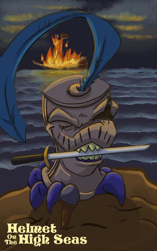 Battlements | Guest Page: Helmet on the High Seas #219 | Spinwhiz Comics