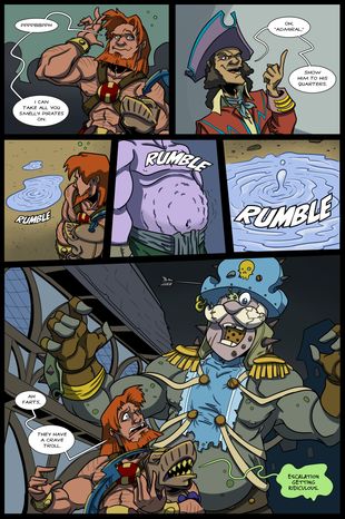 Battlements | Captain Onomatopoeia #224 | Spinwhiz Comics