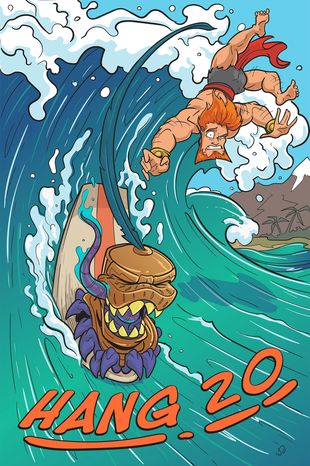 Battlements | Surf's Up #232 | Spinwhiz Comics