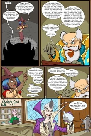 Battlements | The Wonderful Wizard of Battlesburg #66 | Spinwhiz Comics