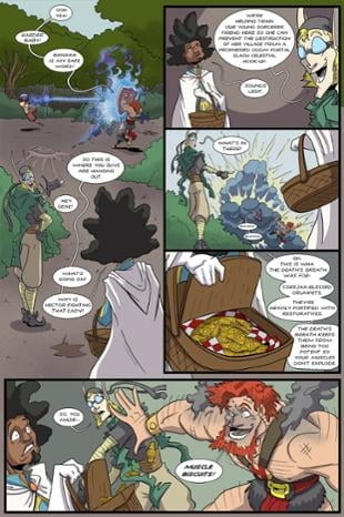 Battlements | Baking Bad #78 | Spinwhiz Comics