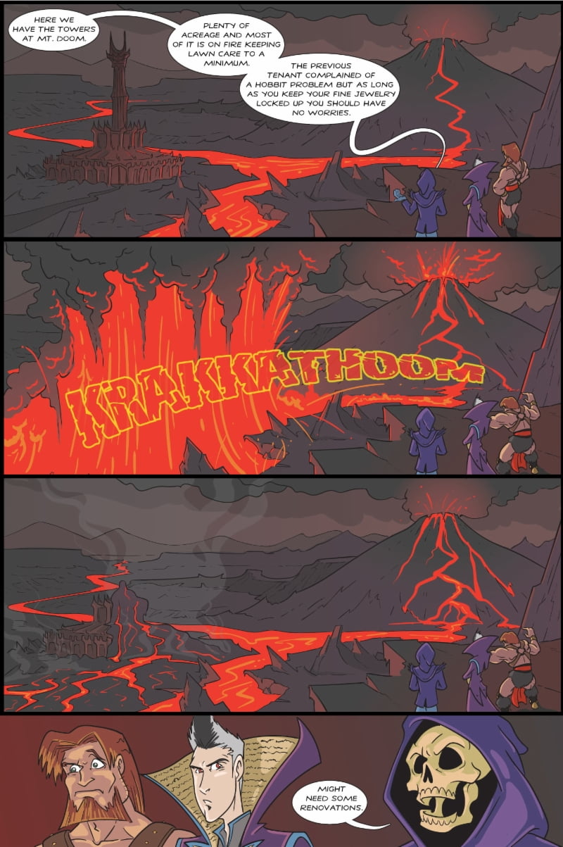 Battlements | One Does Not Simply Relocate Into Mordor #33 | Spinwhiz Comics