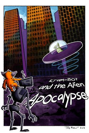 Bentley Brand Comics | Kram-Bot and the Alien Apocalypse #1 | Spinwhiz Comics