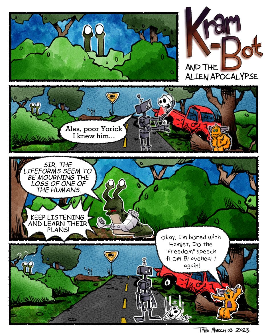 Bentley Brand Comics | Kram-Bot and the Alien Apocalypse #20 | Spinwhiz Comics