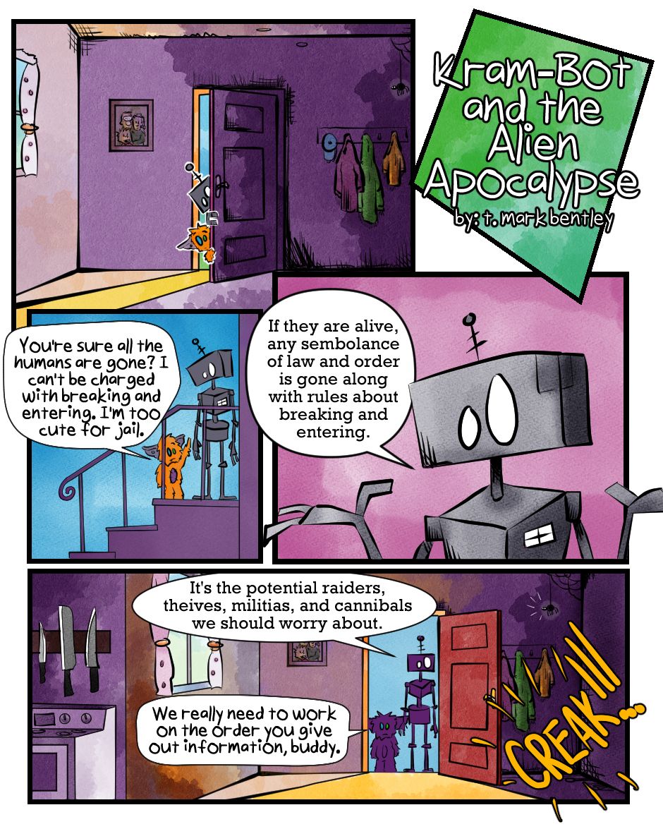 Bentley Brand Comics | Kram-Bot and the Alien Apocalypse #26 | Spinwhiz Comics