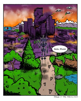 Bentley Brand Comics | Kram-Bot and the Alien Apocalypse #7 | Spinwhiz Comics