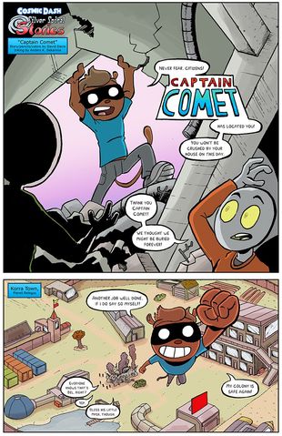 Comicadia | Captain Comet: Pg 1 #1 | Spinwhiz Comics