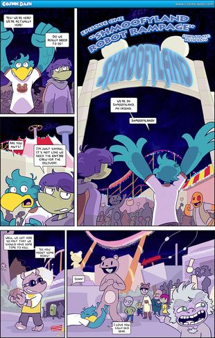Comicadia | Cosmic Dash Volume 1, Ch 1 #4 | Spinwhiz Comics