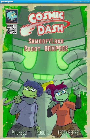 Comicadia | Cosmic Dash Volume 1, Chapter 1: Shmoofyland Robot Rampage  #2 | Spinwhiz Comics