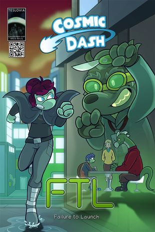 Comicadia | Cosmic Dash Volume 3, Chapter 3: Failure to Launch | Spinwhiz Comics