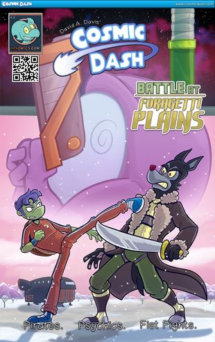 Comicadia | Cosmic Dash Volume 4, Chapter 2: Battle at Foragetti Plains   | Spinwhiz Comics