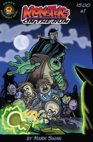 Crazy Monkey Ink | Monsters on the Run #1 | Spinwhiz Comics