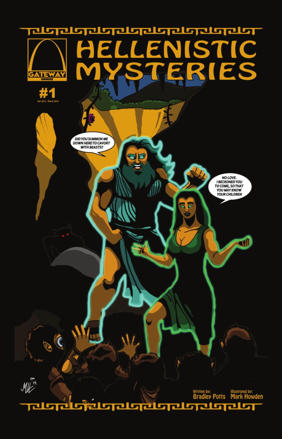 Gateway Comics | Hellenistic Mysteries #1 page 1 | Spinwhiz Comics