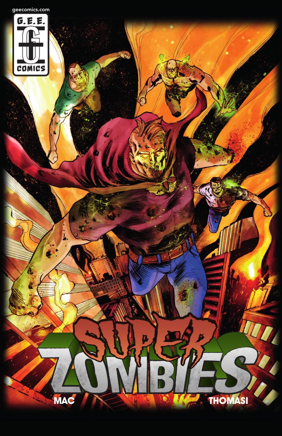 Gee Comics | Super Zombies #1 page 1 | Spinwhiz Comics