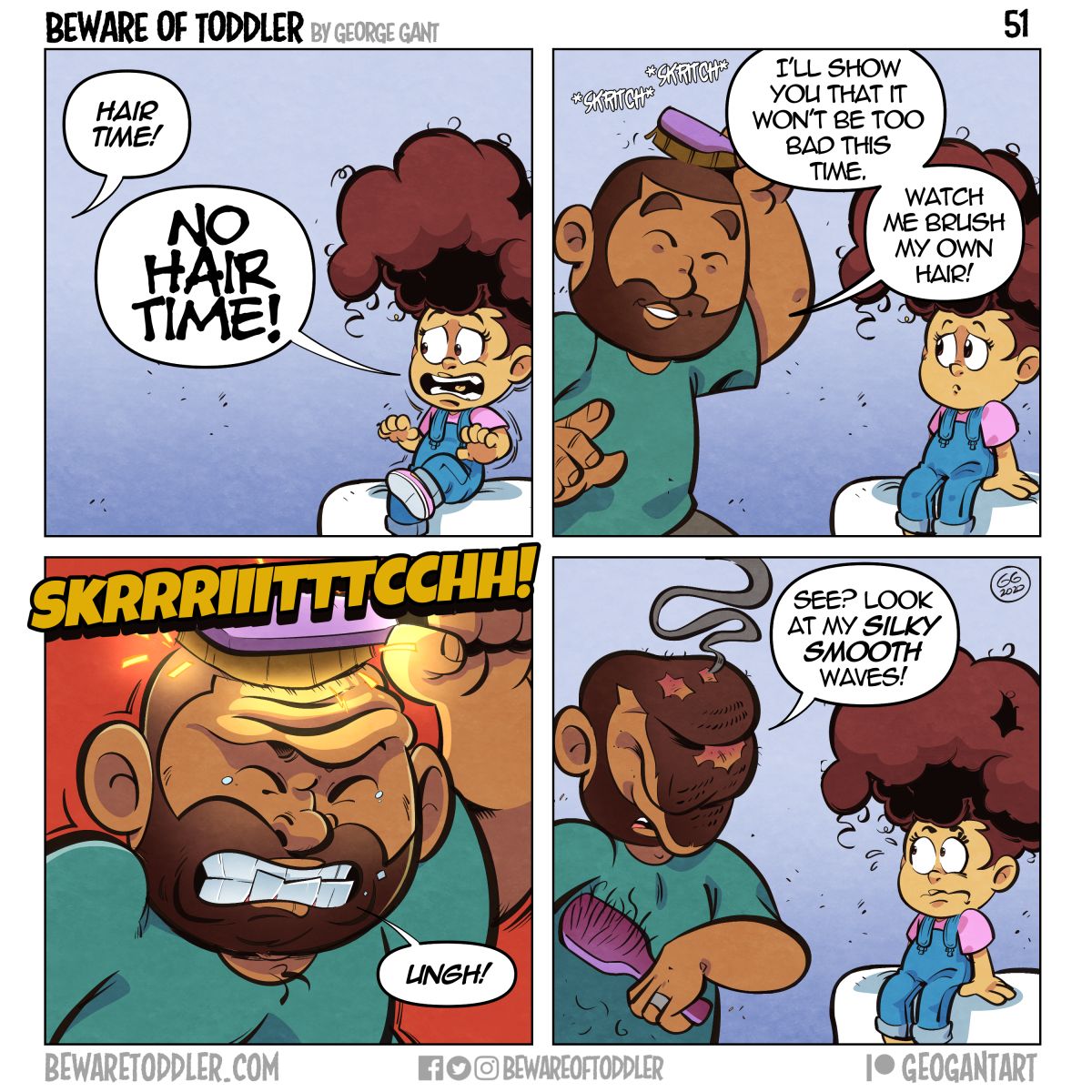 GeoGant | Hair-A-Parent III #49 | Spinwhiz Comics