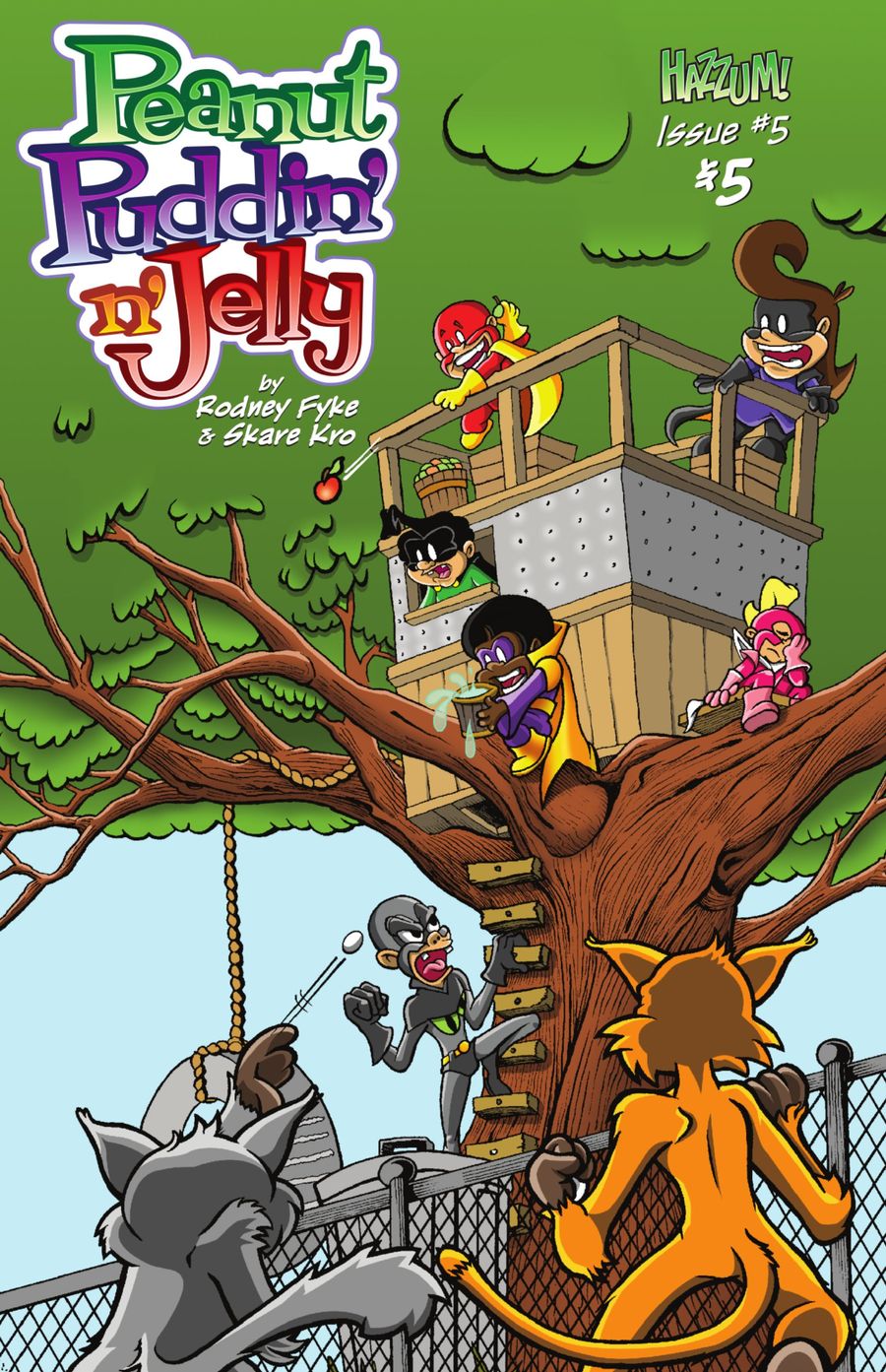 Hazzum | Peanut, Puddin' n' Jelly #5 page 1 | Spinwhiz Comics