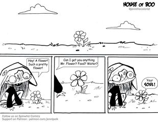 House Of Boo | The Flower #13 | Spinwhiz Comics