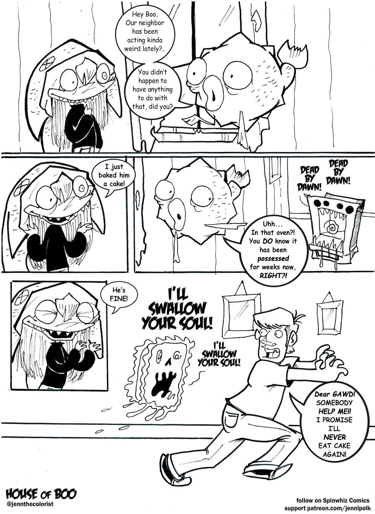 House Of Boo | Dead by Dawn #22 | Spinwhiz Comics