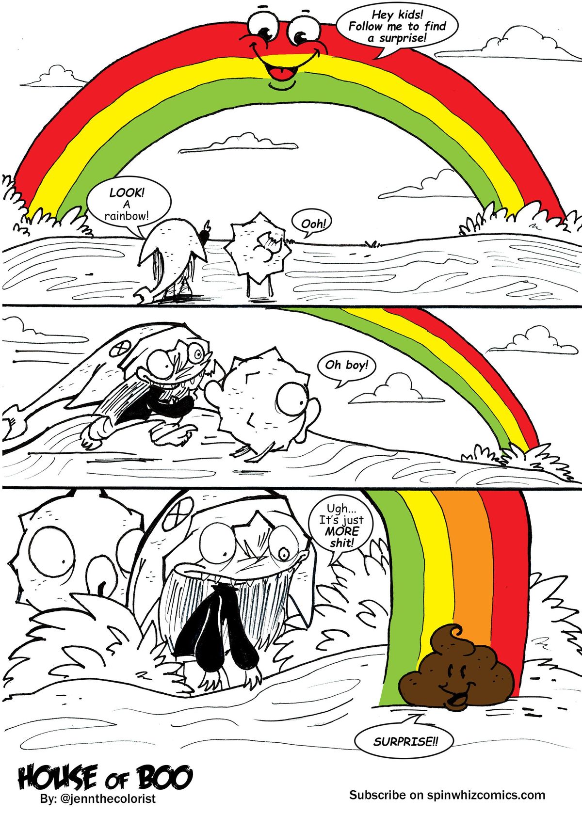 House Of Boo | Magical Rainbow #32 | Spinwhiz Comics