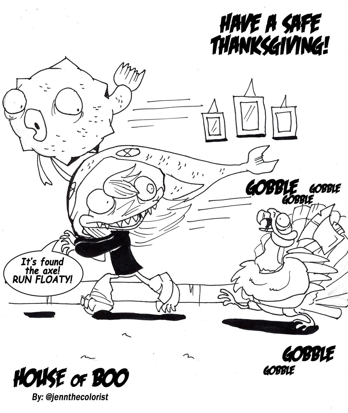 House Of Boo | Thanksgiving #56 | Spinwhiz Comics