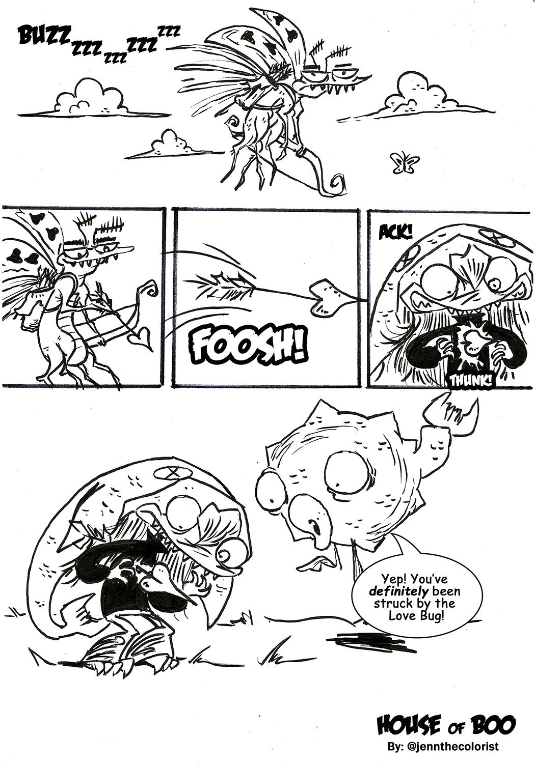 House Of Boo | Love Bug #60 | Spinwhiz Comics