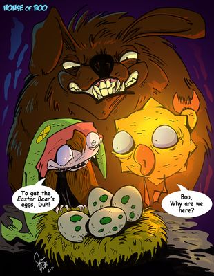 House Of Boo | Easter Bear Eggs #67 | Spinwhiz Comics