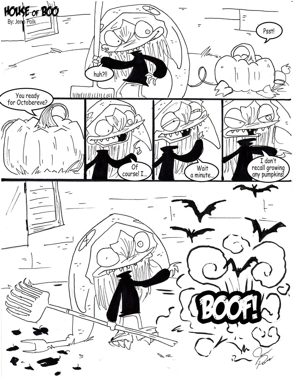 House Of Boo | Octobereve RETURNS #83 | Spinwhiz Comics