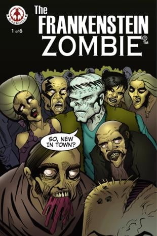 Markosia | The Frankenstein Zombie #1 | Spinwhiz Comics