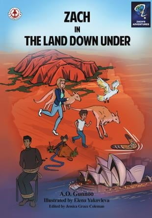 Markosia | Zach in The Land Down Under Graphic Novel | Spinwhiz Comics