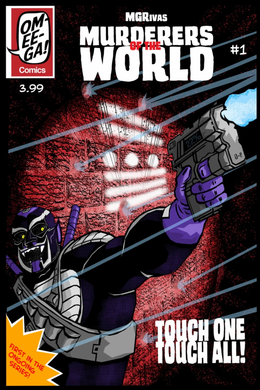 Omeega Comics | Murderers of the World #1 page 1 | Spinwhiz Comics