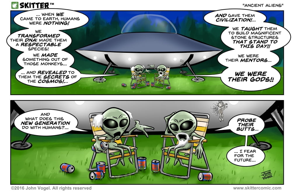 Skitter Comic | Ancient Aliens #80 | Spinwhiz Comics