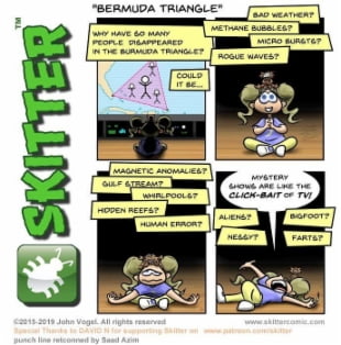 Skitter Comic | Bermuda Triangle #397 | Spinwhiz Comics