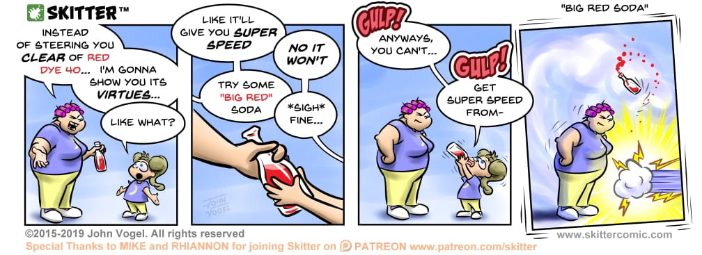 Skitter Comic | Big Red Soda #377 | Spinwhiz Comics