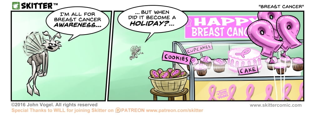 Skitter Comic | Breast Cancer #146 | Spinwhiz Comics