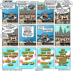 Skitter Comic | Chicago Netflix Tax #54 | Spinwhiz Comics