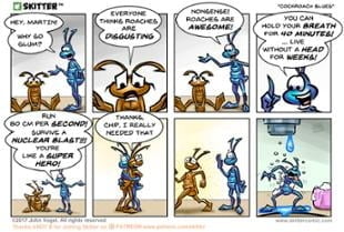 Skitter Comic | Cockroach Blues #258 | Spinwhiz Comics