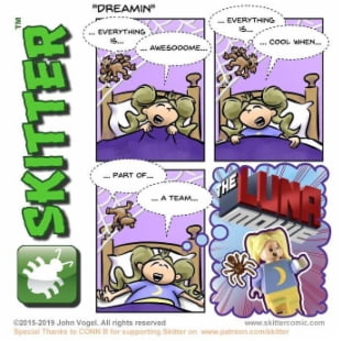 Skitter Comic | Dreamin' #402 | Spinwhiz Comics