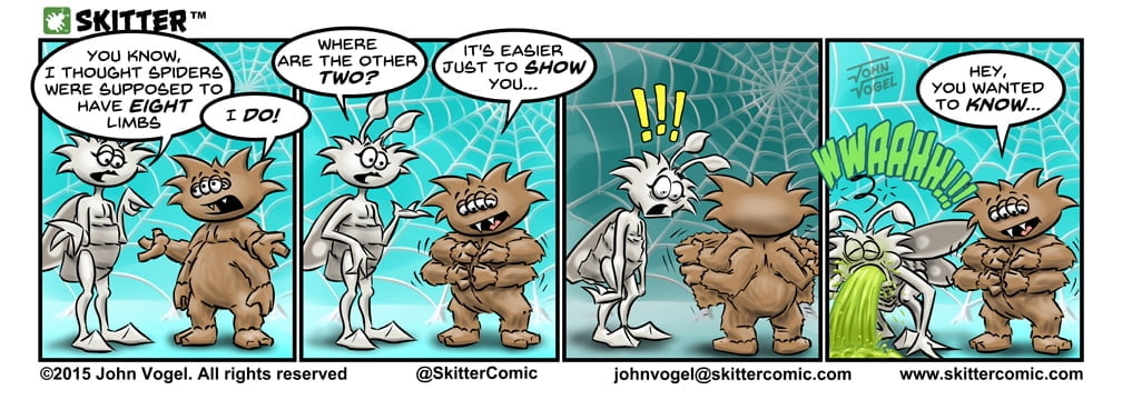 Skitter Comic | Eight Legged Freak #25 | Spinwhiz Comics