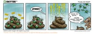 Skitter Comic | Flies On Poop #161 | Spinwhiz Comics