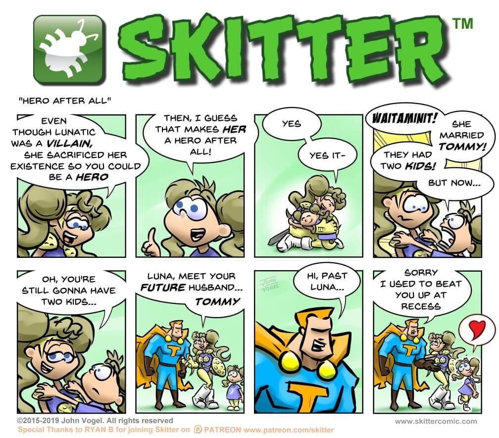 Skitter Comic | Hero After All #395 | Spinwhiz Comics