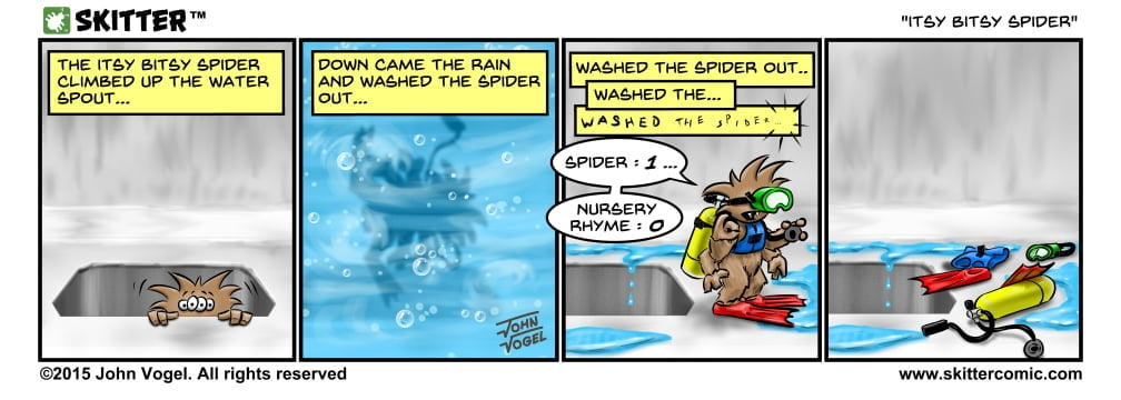 Skitter Comic | Itsy Bitsy Spider #6 | Spinwhiz Comics