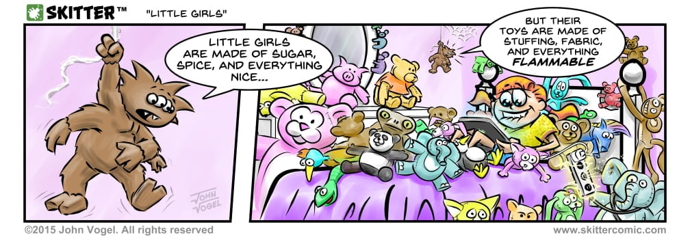 Skitter Comic | Little Girls #21 | Spinwhiz Comics