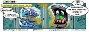 Skitter Comic | Pooping with a Smartphone 2 #22 | Spinwhiz Comics