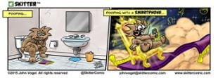 Skitter Comic | Pooping With A Smartphone #20 | Spinwhiz Comics